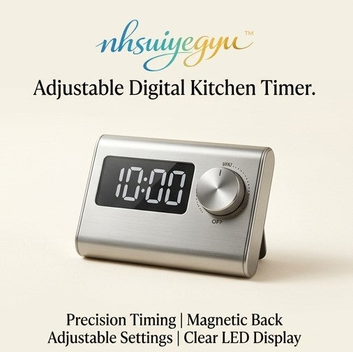 nhsuiyegyu™ Adjustable Digital Kitchen Timer